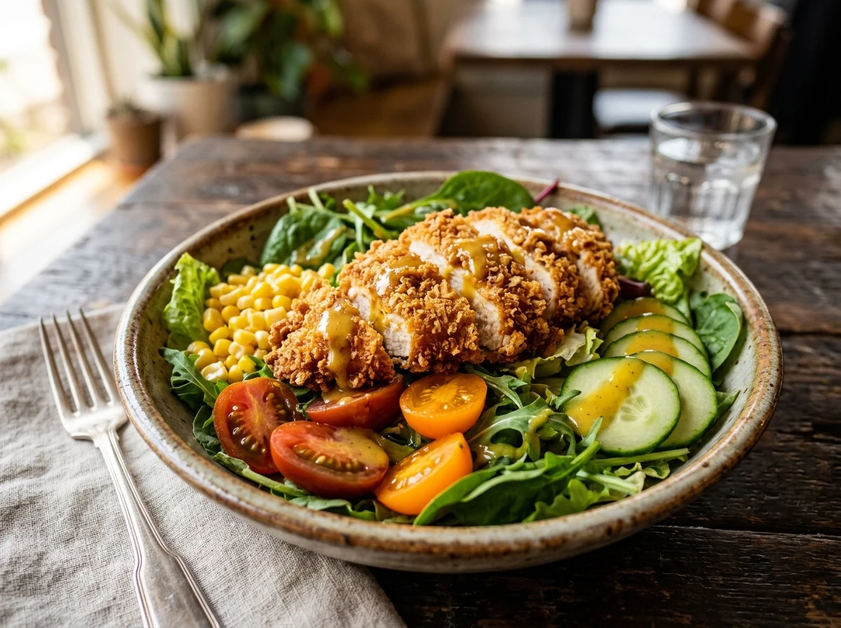 Çıtır Tavuklu Salata